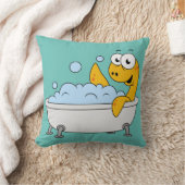イラストレーションの水浴びローチネスのモンスター。 クッション (ブランケット)