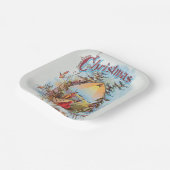 イラストレーションの聖書的なマギホリデー ペーパープレート (傾斜あり)