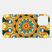 イラストレーションの装飾的な背景枠 Case-Mate iPhoneケース (裏面 (横))
