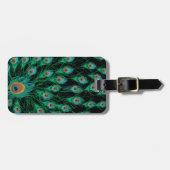 イラストレーションの黒い羽 ラゲッジタグ (正面横)