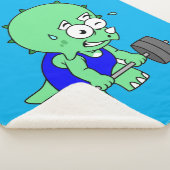 イラストレーションのTriceratopsの重量を持ち上げる。 シェルパブランケット (3/4)