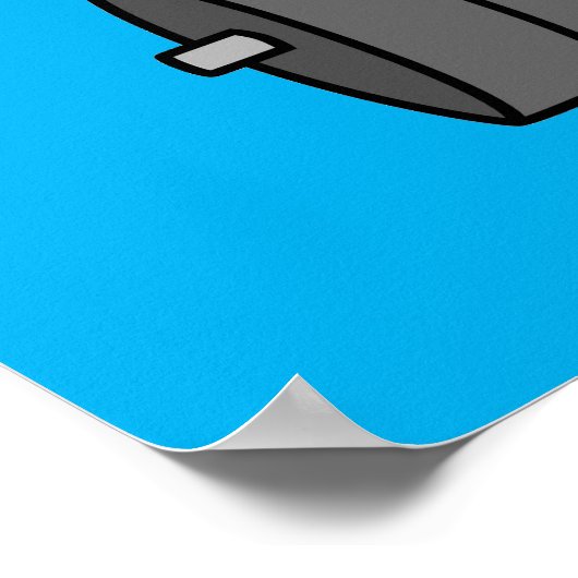 イラストレーションのTriceratopsの重量を持ち上げる。 ポスター (角)