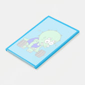 イラストレーションのTriceratopsの重量を持ち上げる。 ポストイット (アングル)