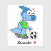 イラストレーションはパラショロフォス遊のサッカー。 シール (シート)