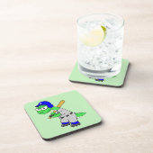 イラストレーションはブロントサウルス野球選手。 コースター (右側)