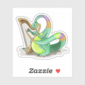 イラストレーションはプラテ遊オサウルスの竪琴。 シール (シート)