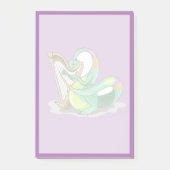 イラストレーションはプラテ遊オサウルスの竪琴。 ポストイット (正面)