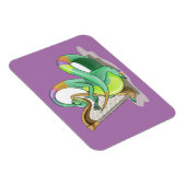 イラストレーションはプラテ遊オサウルスの竪琴。 マグネット (右側)