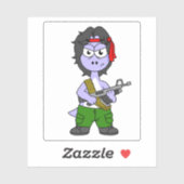 イラストレーションは気管支索張でランボの服を着ている。 シール (シート)