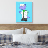 イラストレーションは脊髄黒医師。 キャンバスプリント (インサイチュ (寝室))