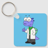 イラストレーションは脊髄黒医師。 キーホルダー (正面)