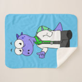 イラストレーションは脊髄黒医師。 シェルパブランケット (正面(横))