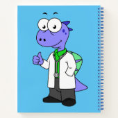 イラストレーションは脊髄黒医師。 ノートブック (裏面)