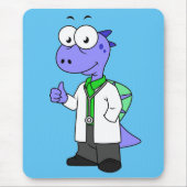 イラストレーションは脊髄黒医師。 マウスパッド (正面)