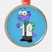 イラストレーションは脊髄黒医師。 メタルオーナメント (正面)