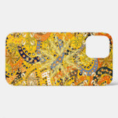 イラストレーションは黄色、オレンジ、茶色。私 Case-Mate iPhoneケース (裏面 (横))