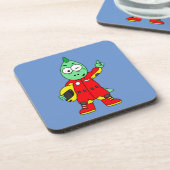 イラストレーションはAllosaurusレースカーのドライバー。 コースター (左側)