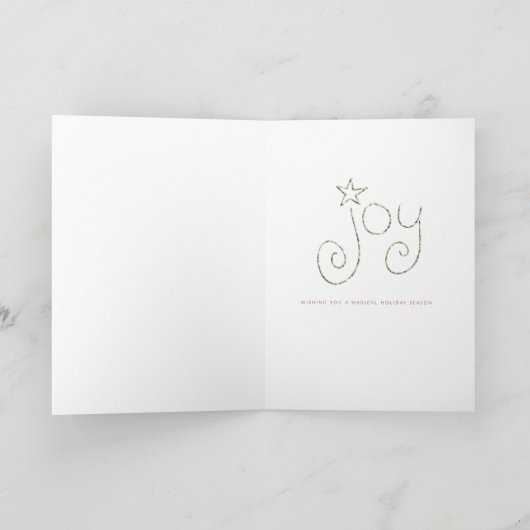 イラストレーションエンジェルクリスマスカード シーズンカード (内部)