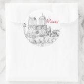 イラストレーションオブノートルダムデパリ ラウンドシール (バッグ)