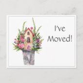 イラストレーションカスタム、私は移動した、水彩の、 ポストカード (正面)