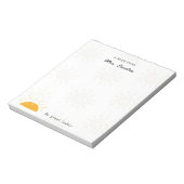 イラストレーションサンノートfrom先生 ノートパッド (回転)