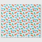 イラストレーションシンプルラッピング紙 ラッピングペーパー (フラット)