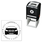 イラストレーションシンプルリターンラベル セルフインキングスタンプ (インサイチュ)