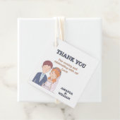 イラストレーションシンプルーの夫人たちCartoon-IikeCartoon-Iike 結婚 フェイバータグ (インサイチュ)