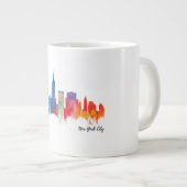 イラストレーションデザイン付きコーヒー/紅茶のマグカップ ジャンボコーヒーマグカップ (正面右)