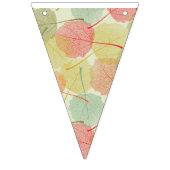 イラストレーションデジタル紙秋秋材 バンティングフラッグ (第1の旗)