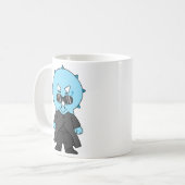 イラストレーショントリケラトプス。 コーヒーマグカップ (正面左)