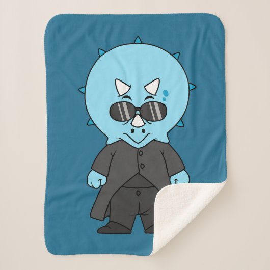 イラストレーショントリケラトプス。 シェルパブランケット (正面)