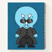 イラストレーショントリケラトプス。 ノートブック (裏面)