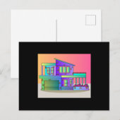 イラストレーションドリームハウスヴィラエフェクト ポストカード (正面/裏面)