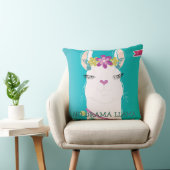 イラストレーションノドラマラマwithモノグラム クッション (椅子)