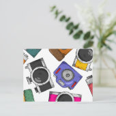 イラストレーションパターン撮影カメラ ポストカード (スタンド正面)