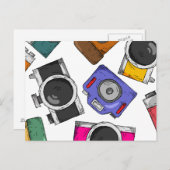 イラストレーションパターン撮影カメラ ポストカード (正面/裏面)