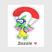 イラストレーションパラシュートの。 シール (シート)