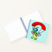 イラストレーションパラシュートの。 ノートブック (内部)