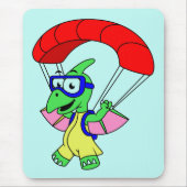 イラストレーションパラシュートの。 マウスパッド (正面)