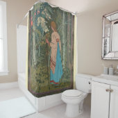 イラストレーションフェアリーテールヴァシリサバイイヴァンビリビン シャワーカーテン (インサイチュ)