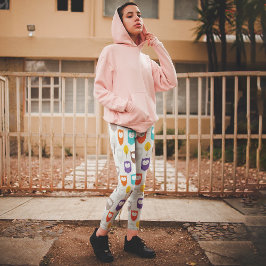 イラストレーションフール離れズ カプリレギンス