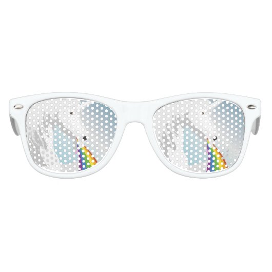 イラストレーションプキングユニコーン キッズサングラス (正面)