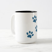 イラストレーションポープリント ツートーンマグカップ (正面左)