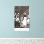 イラストレーション'ラファミーレエリオット' キャンバスプリント (インサイチュ (ウッドフロア))