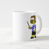 イラストレーション先生。 ジャンボコーヒーマグカップ (正面右)