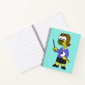 イラストレーション先生。 ノートブック (内部)