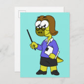 イラストレーション先生。 ポストカード (正面/裏面)