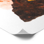 イラストレーション噴火 ポスター (角)