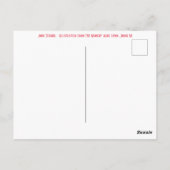 イラストレーション子供部屋アリス – Drink Me ポストカード (裏面)